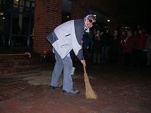 Arne mit Hexenbesen